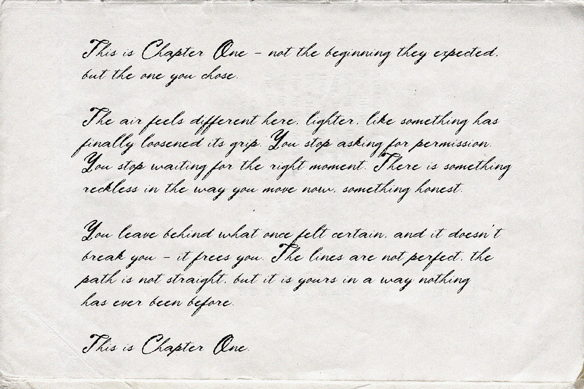Chapter One Messy Vintage Script Font