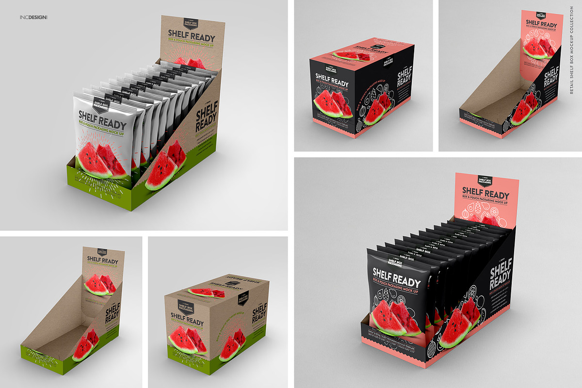 Retail Shelf Box 21 Packaging Mockup, a Packaging Mockup by INCDesign (Photo 8 of 12)