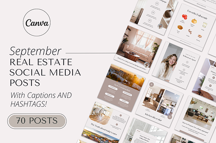 September Real Estate Social Media
