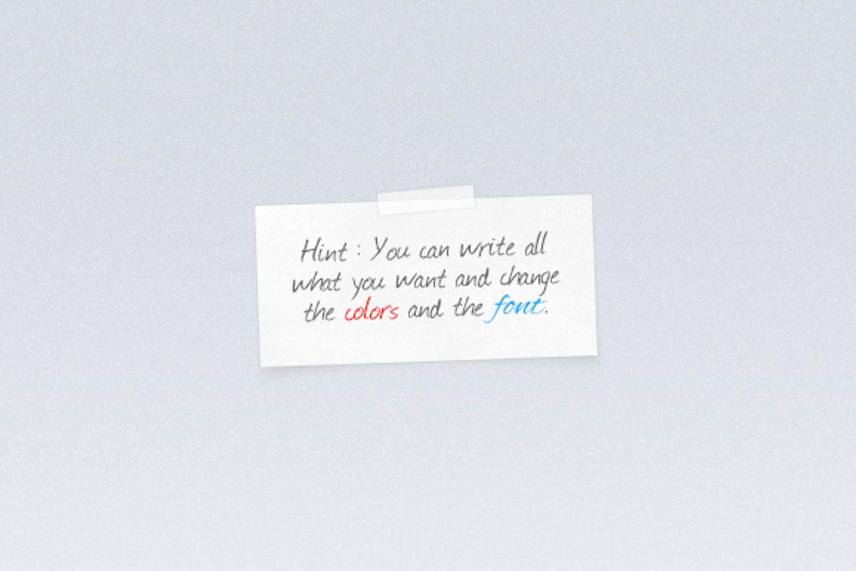 Hint paper, a Product Mockup by mynameisyanick (Photo 3 of 3)
