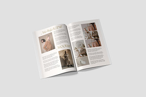 Magazine Mockup, a Magazine Template by safrizalstudio