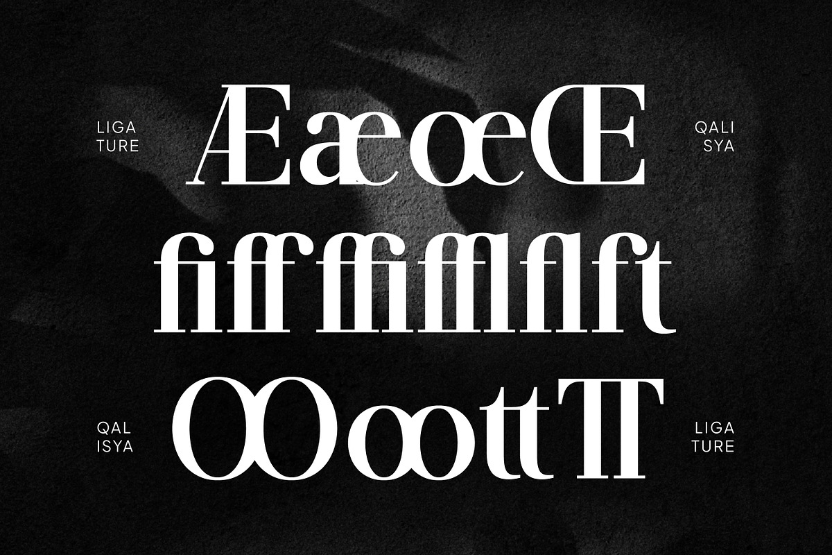 Qalisya - Modern Stylish Serif Font, a Serif Font by Flawless And Co (Photo 10 of 10)