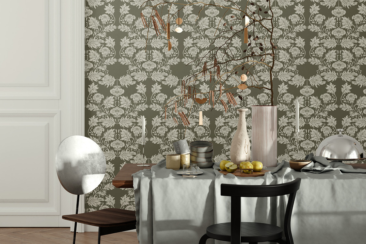 Classic Wallpapers, a Wallpaper Graphic by Bloomart Studio (Photo 4 of 5)