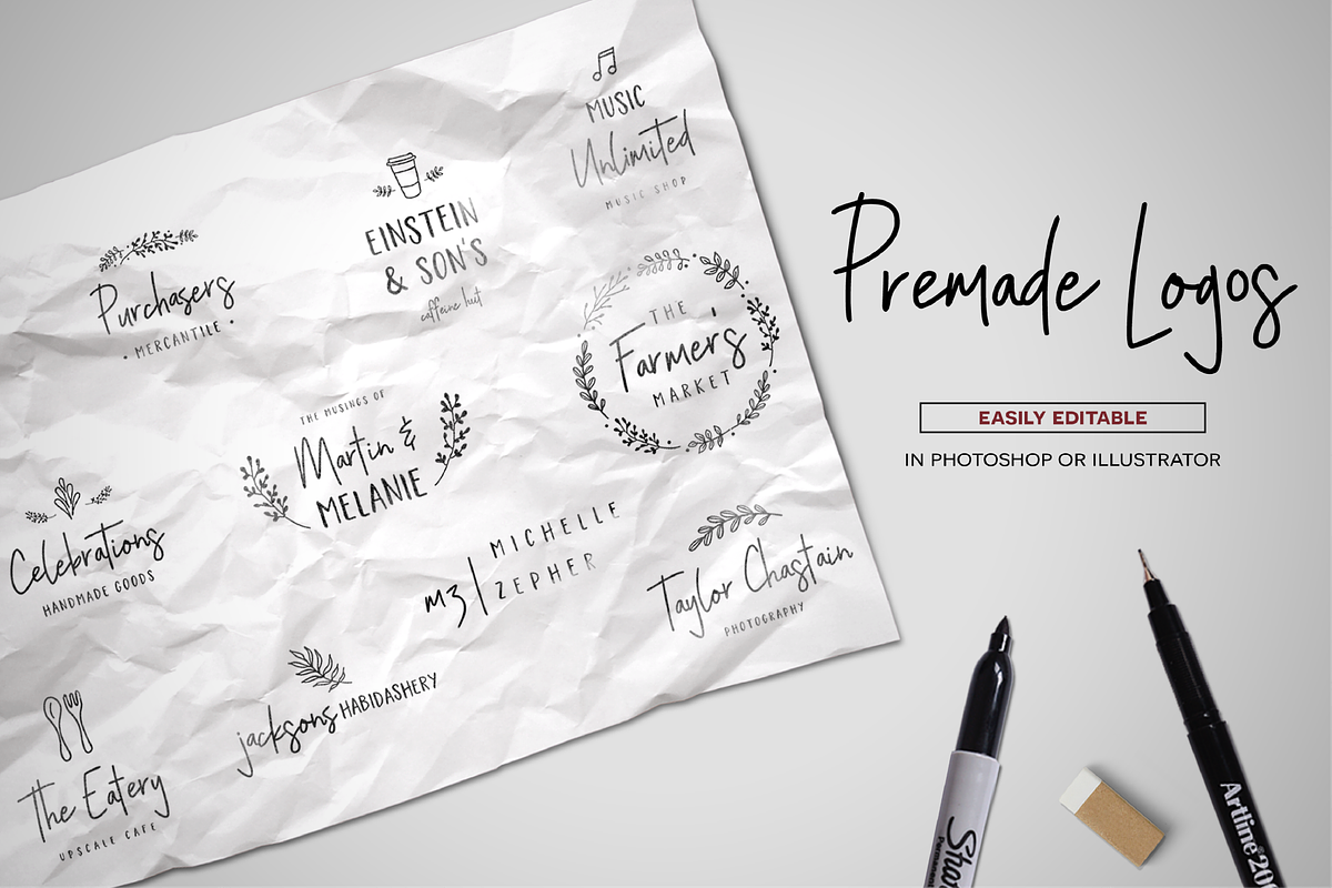 Premium Font Bundle, a Script Font by Flycatcher Design (Photo 49 of 140)