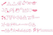 Kiddie Things Dingbats, a Font by Elaine Leon (Thumbnail 2 of 2)