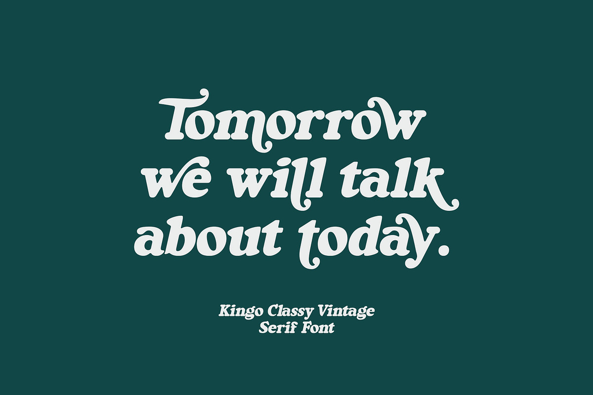 Kingo, a Serif Font by Omotu Studio (Photo 6 of 19)