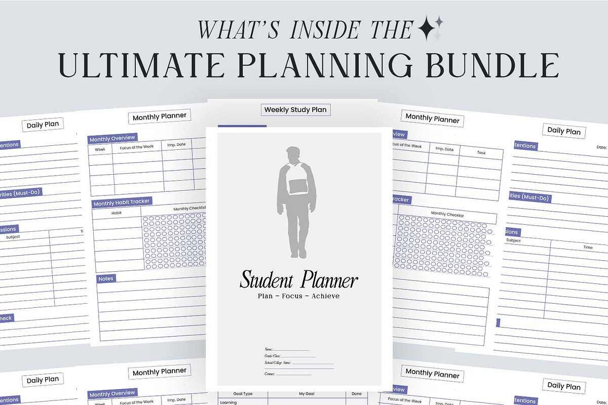Student Planner PDF preview 2