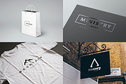 100 Minimal Logos - Premium Kit, a Branding & Logo Template by Design District (Thumbnail 4 of 7)