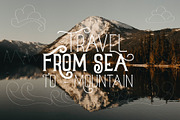 Sand Forest - Retro Display Font, a Sans Serif Font by AuthenType (Thumbnail 10 of 15)
