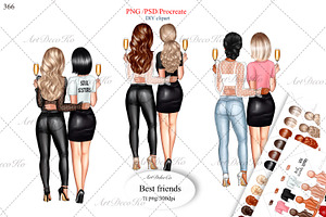 Best Friends Clipart