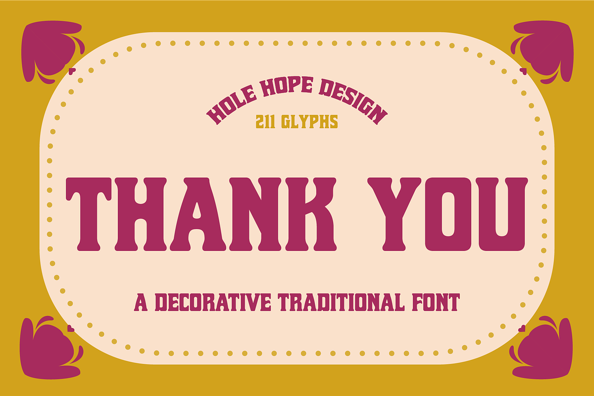 Balpoe – Decorative Traditional Font, a Serif Font by Hole Hope Design (Photo 8 of 8)