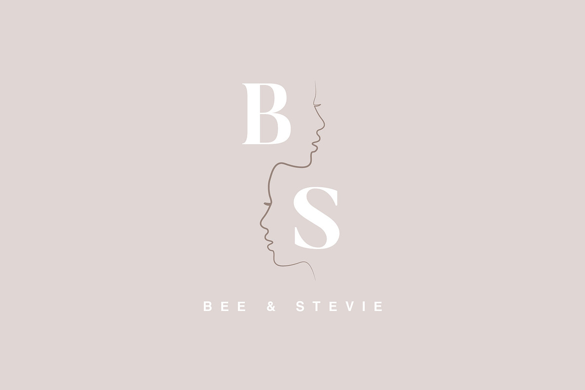 Feminine line drawing logo kit, a Branding & Logo Template by Tropical Type (Photo 7 of 9)