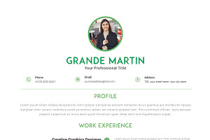 Indesign CV / Resume Template