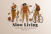 Slow Living & Outdoor Activities, a Person Illustration by Yeticrab (Thumbnail 1 of 14)