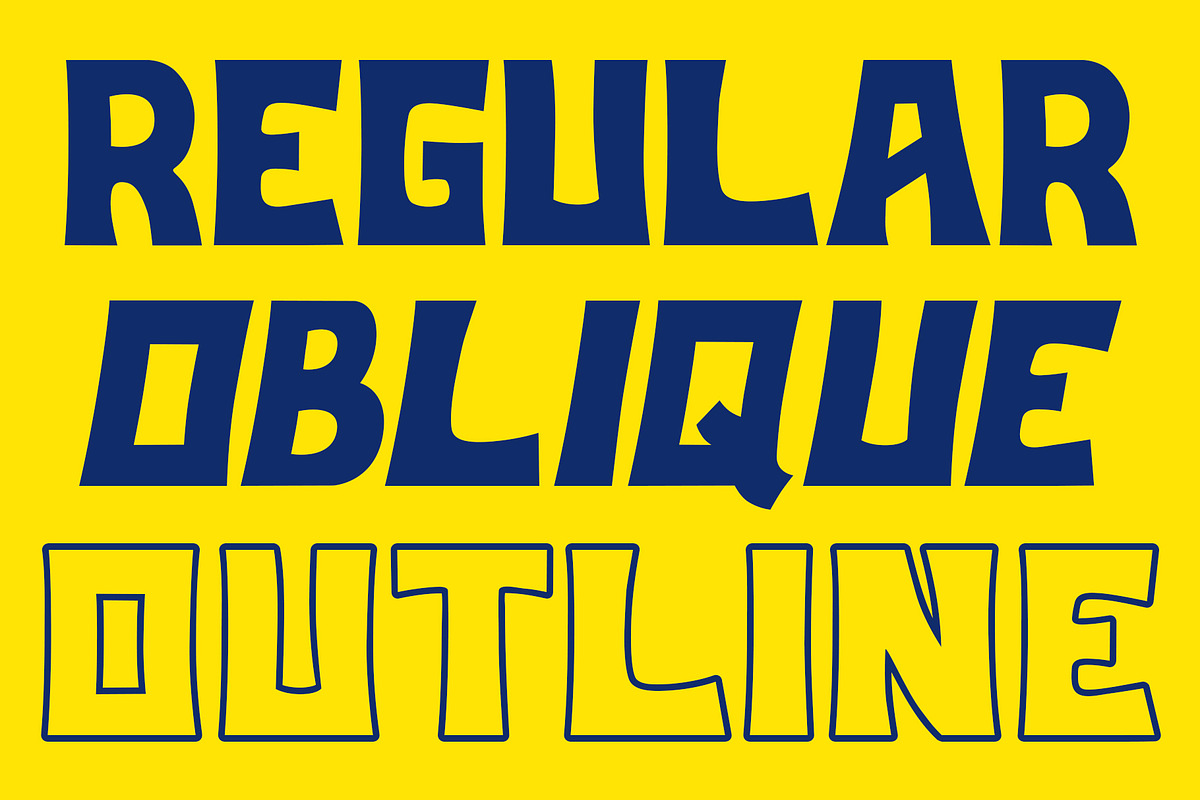 Balok Display Font, a Sans Serif Font by Pokal Studio (Photo 3 of 9)