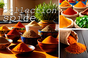 SET Indian Traditional Spices Mix, a Graphic by IrySha (Thumbnail 1 of 11)