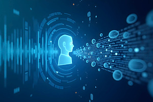 Virtual AI Assistant Interface Desig, a Photo by LOGOCREATIVE