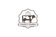 Dairy Farm Logo Design, a Branding & Logo Template by YUDesignStore (Thumbnail 1 of 7)