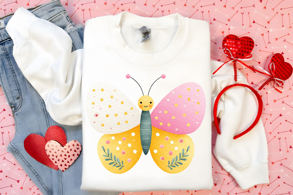 Whimsical Bugs Clipart Bundle, an Illustration by Canvas Craft (Photo 6 of 6)