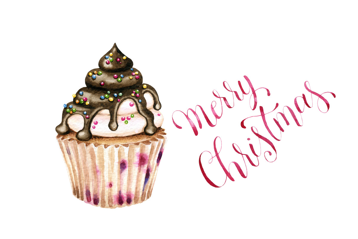 Watercolor Christmas Sweets Clipart, an Illustration by SimpleWishesArt (Photo 7 of 7)