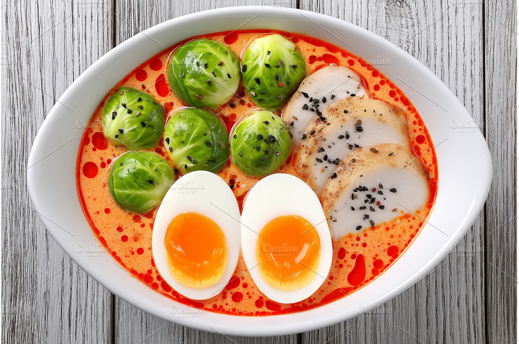 Asian noodles known as Miso Ramen, a Food & Drink Photo by ZinetroN