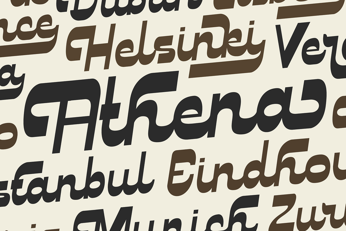 Retromax | Reverse Contrast Script, a Script Font by Debut Studio (Photo 9 of 18)