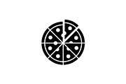 Pizza Slice Silhouette Assortment, an Object Graphic by Designer_Momina (Thumbnail 3 of 3)