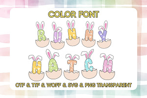 Bunny Hatch - Color Font