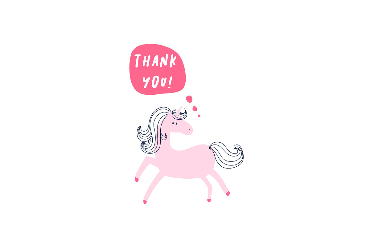 Hand Drawn Unicorn, an Animal Illustration by Black_sun (Photo 3 of 3)