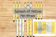 Splash of Yellow Pen Wraps, a Pattern Graphic by SmallTownDigital (Thumbnail 1 of 3)