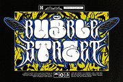 Bubble Core Graffiti Mix Metal Font, a Blackletter Font by alit design (Thumbnail 8 of 22)