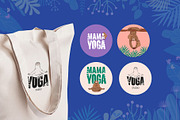Mama Yoga, an Animal Illustration by Alena (Thumbnail 6 of 8)