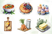 Spring Cooking Sublimation Clipart, an Icon by CreationArt (Thumbnail 5 of 6)