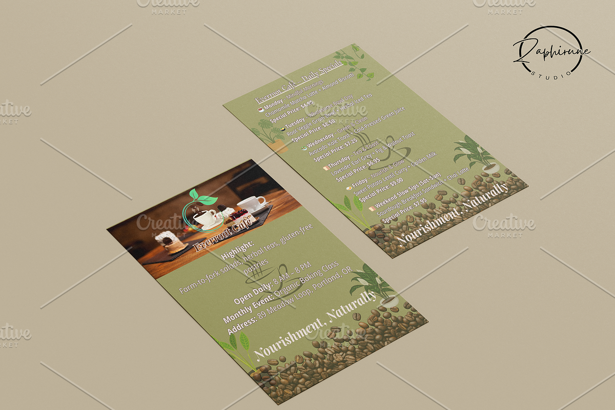 Café Branding Pack, a Brochure Template by Zaphirune_Studio (Photo 5 of 6)