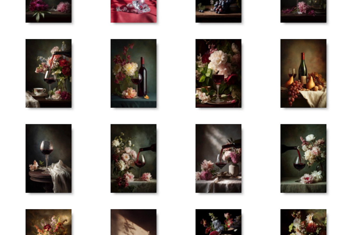 Wine Still Life 64 Images Bundle, a Food & Drink Photo by Studio ANNA (Photo 7 of 7)