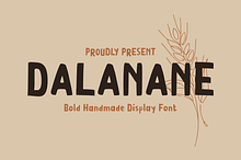 Dalanane Playful Display Font