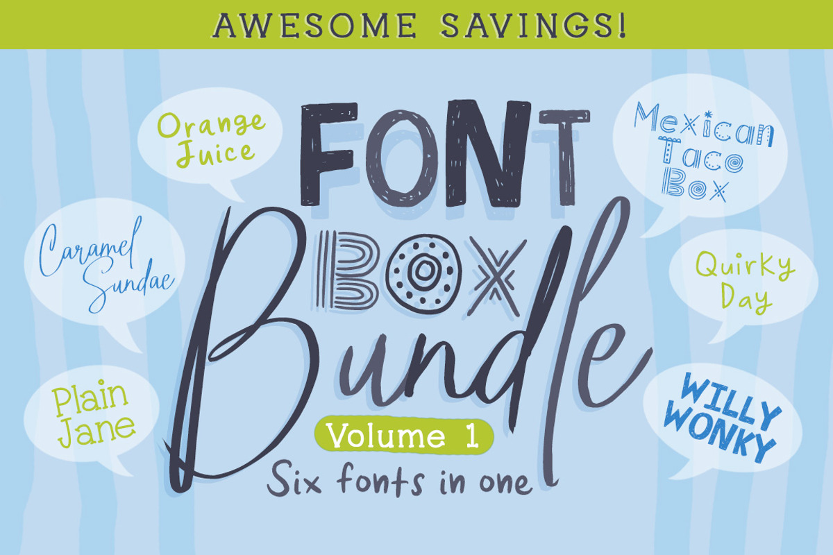 Font Box Bundle Volume 1
