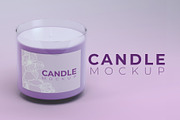 Candle Mock Up, a Household Mockup by McLittle Stock (Thumbnail 1 of 4)