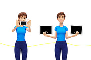 35 Jenny 3D Product Promo Mock-Ups, an iPad Mockup by Oleg Ribar (Thumbnail 9 of 29)