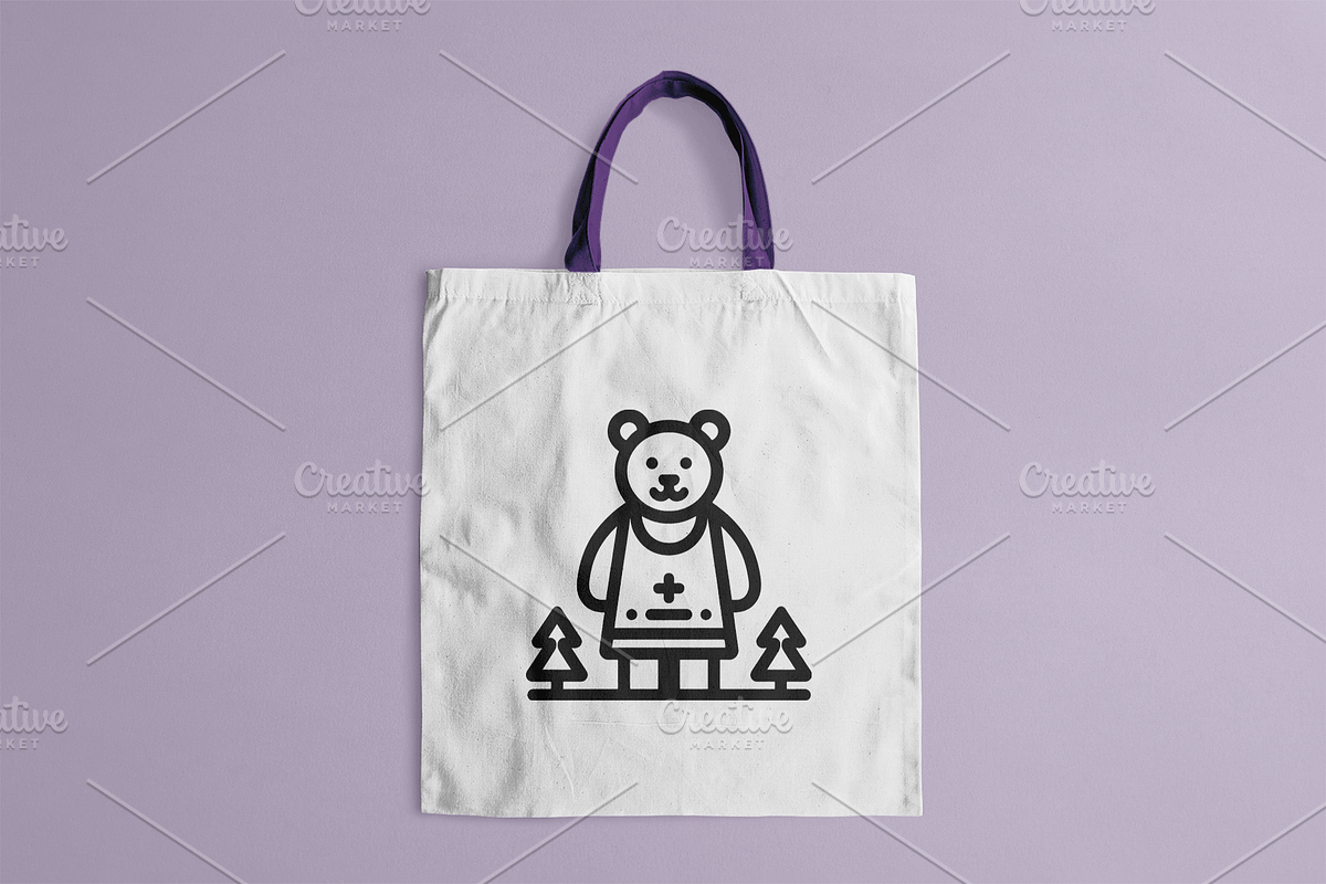 Cute Bear Logo Design, a Branding & Logo Template by Vectorium Studio (Photo 2 of 2)