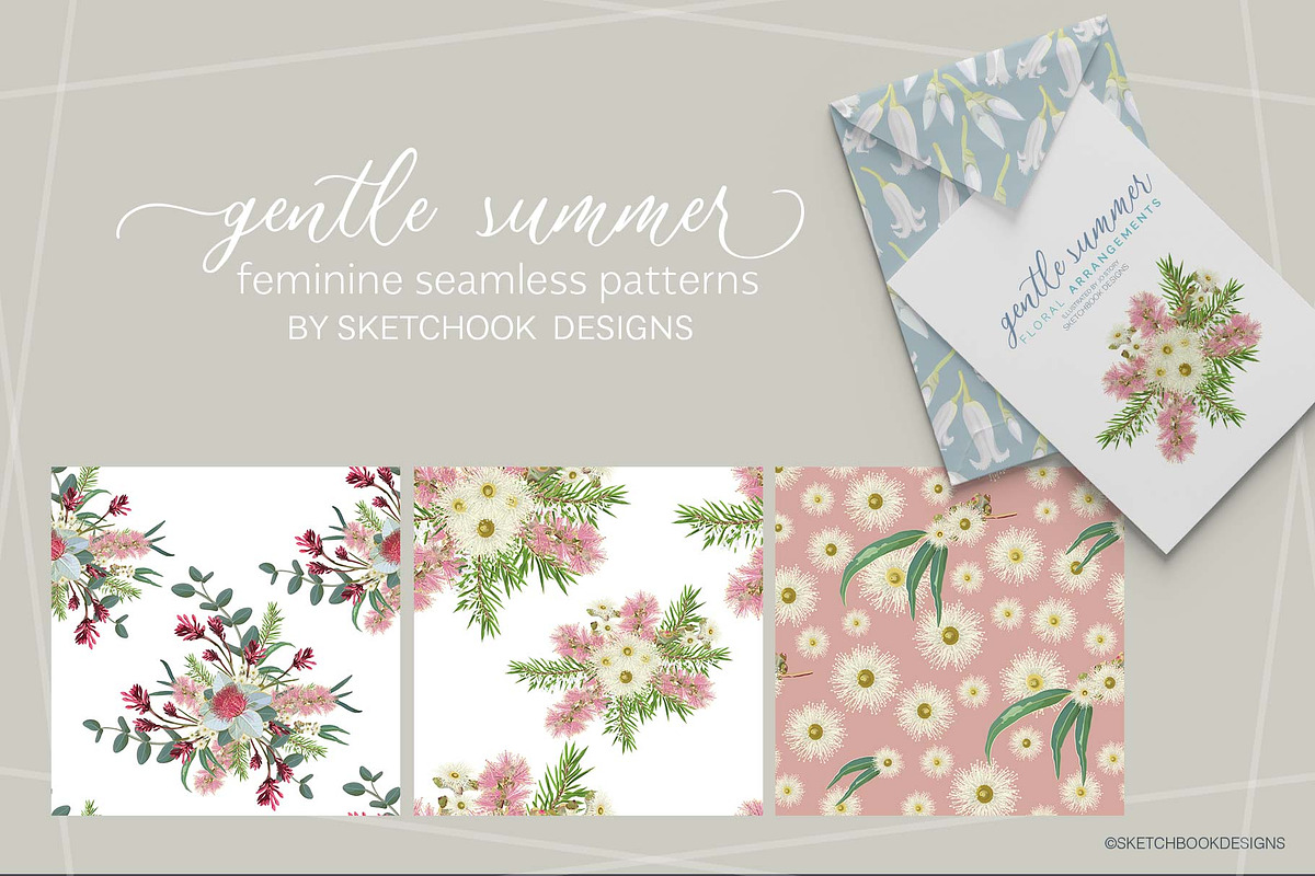 Gentle Summer Australian Wildflowers, an Illustration by Sketchbook Designs (Photo 7 of 14)