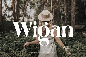 Wigan Modern Serif Typeface