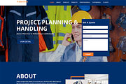 Featured - One page Business Theme, a WordPress Template by ThemeHunk (Thumbnail 2 of 6)