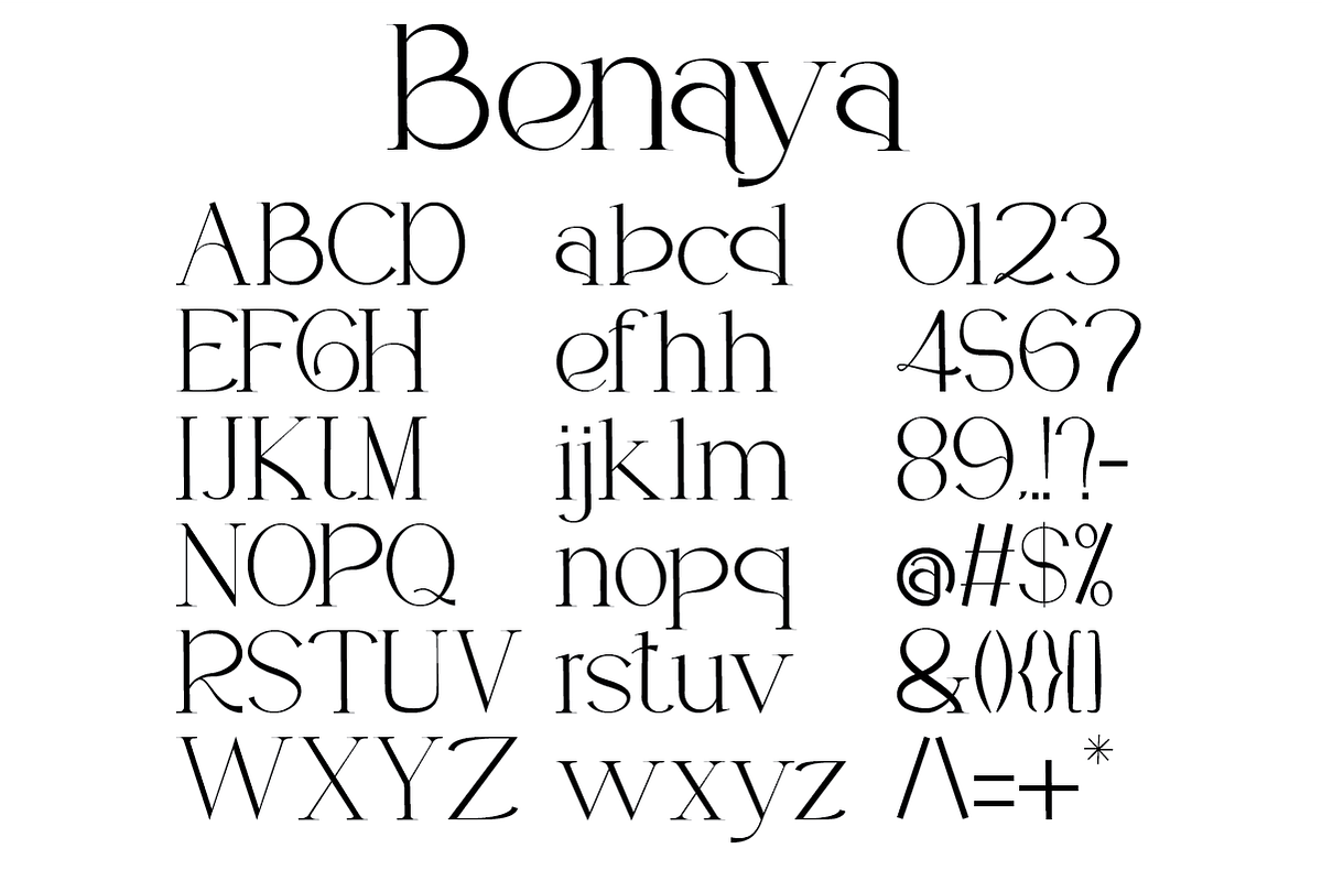 Benaya, a Serif Font by Muksal Creative (Photo 7 of 8)
