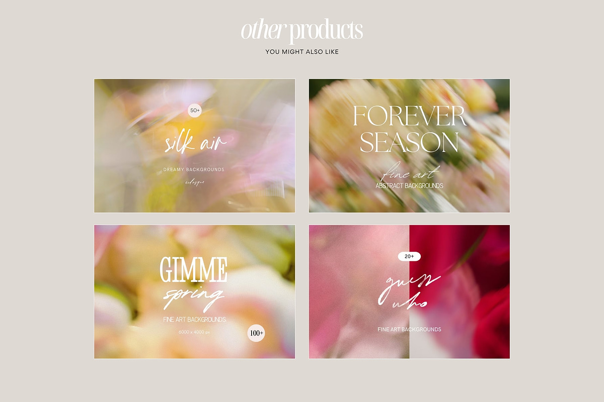 Soft Floral Spring Blur Backgrounds, a Background Graphic by eclosque (Photo 48 of 48)