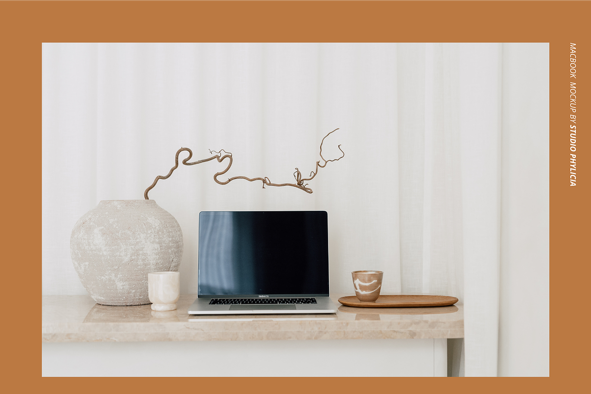 Macbook Mockup, TERRA 5, an iPhone Mockup by Studio Phylicia (Photo 2 of 3)