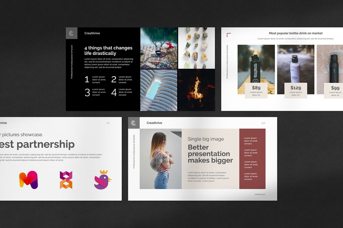 Prime PowerPoint Template, a Presentation Template by Creathrive Design (Photo 3 of 7)
