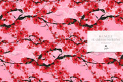Japanese Cranes Seamless Patterns, a Pattern Graphic by KaramfilaS (Thumbnail 14 of 19)