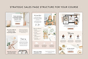 Coaching Sales Page Template Canva, a Landing Page Template by DeeBeeDesign (Thumbnail 3 of 10)