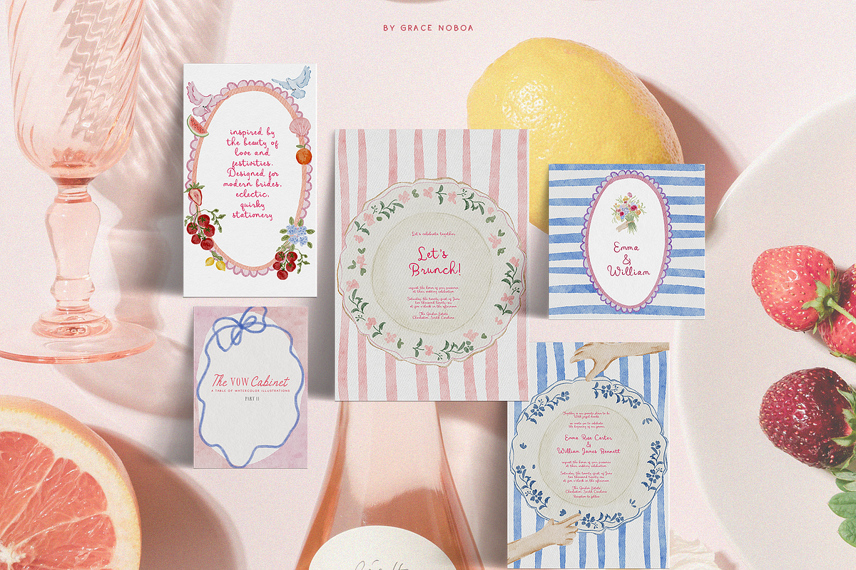 Handmade summer spring quirky icons, an Object Graphic by Grace Noboa Illustrations (Photo 8 of 16)